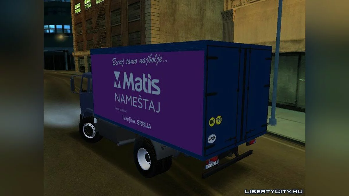 Camión de muebles FAP Matis / GTA San Andreas