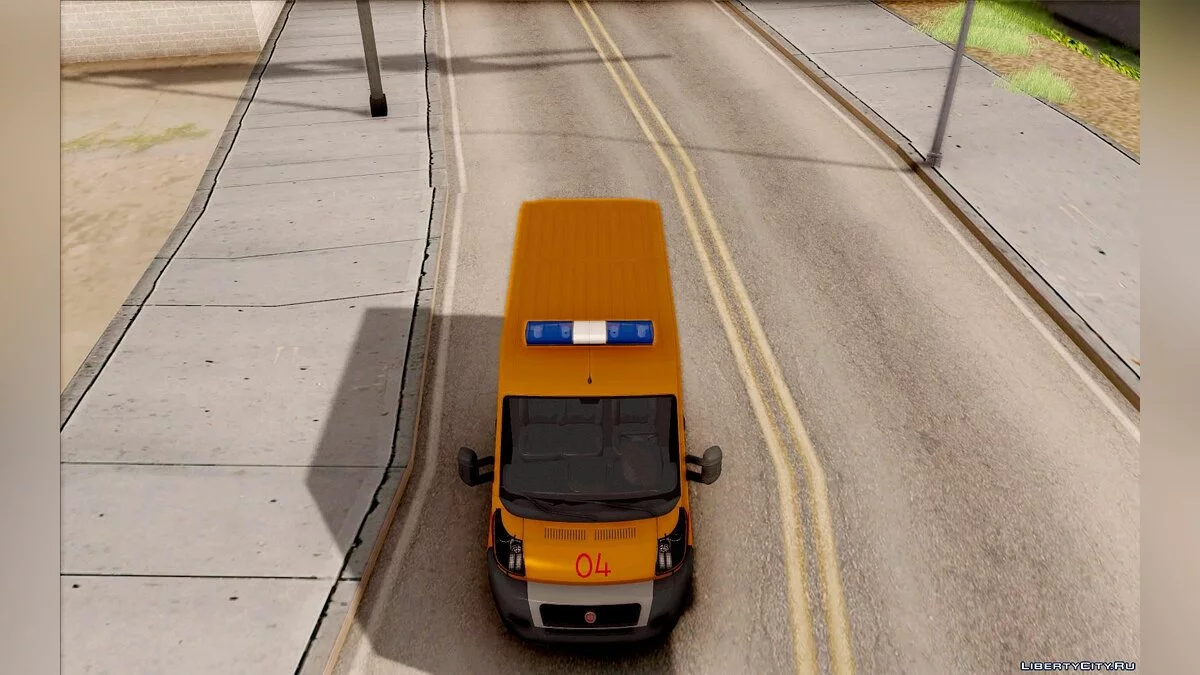 Fiat Ducato Emergency Gas Service / GTA San Andreas