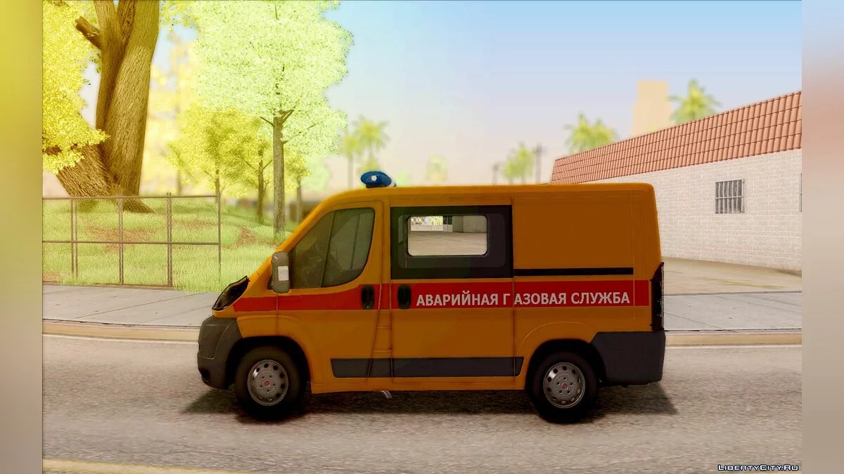 Fiat Ducato Emergency Gas Service / GTA San Andreas