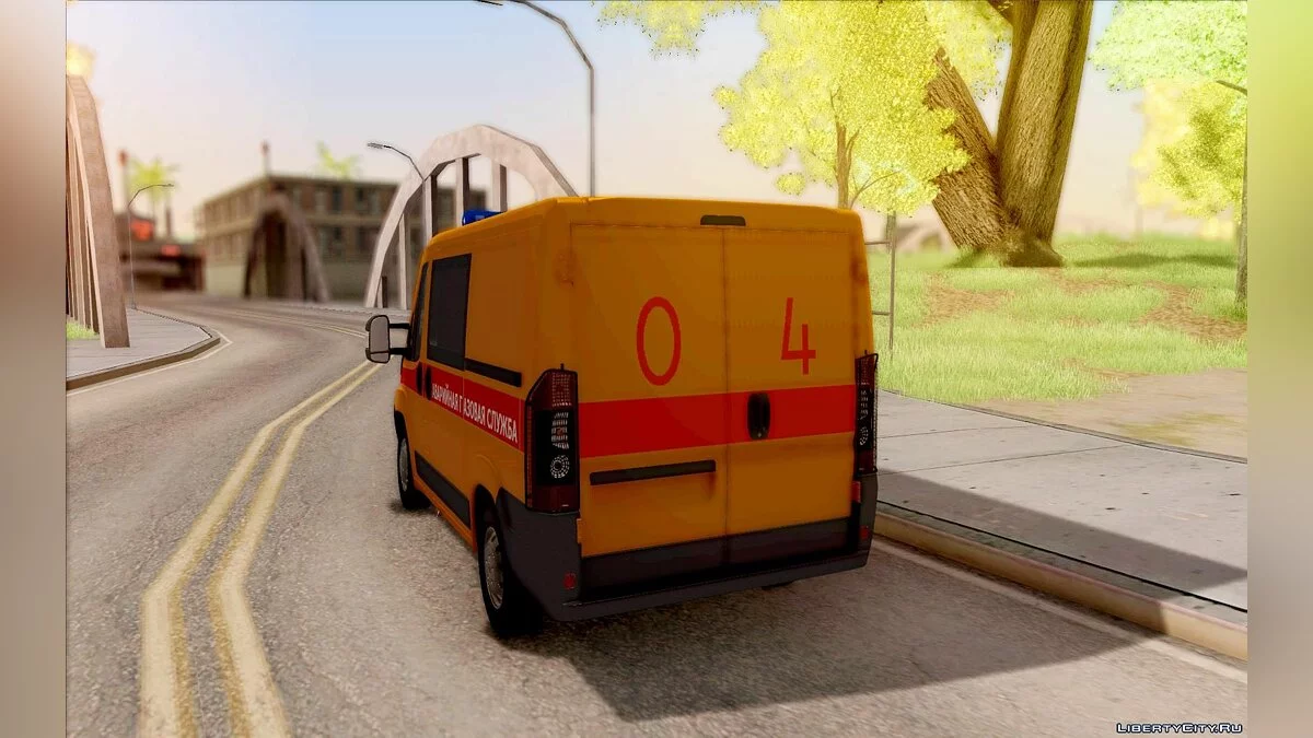 Fiat Ducato Emergency Gas Service / GTA San Andreas