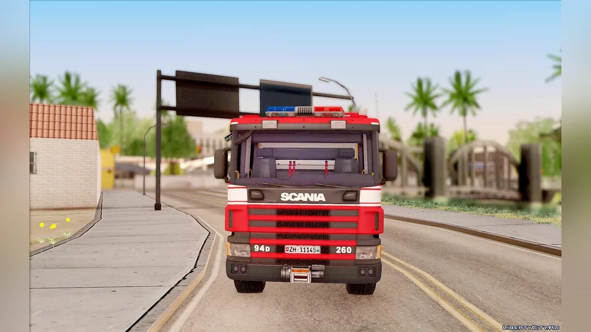 Scania 94D-260 Corpo Bombeiros SP / GTA San Andreas