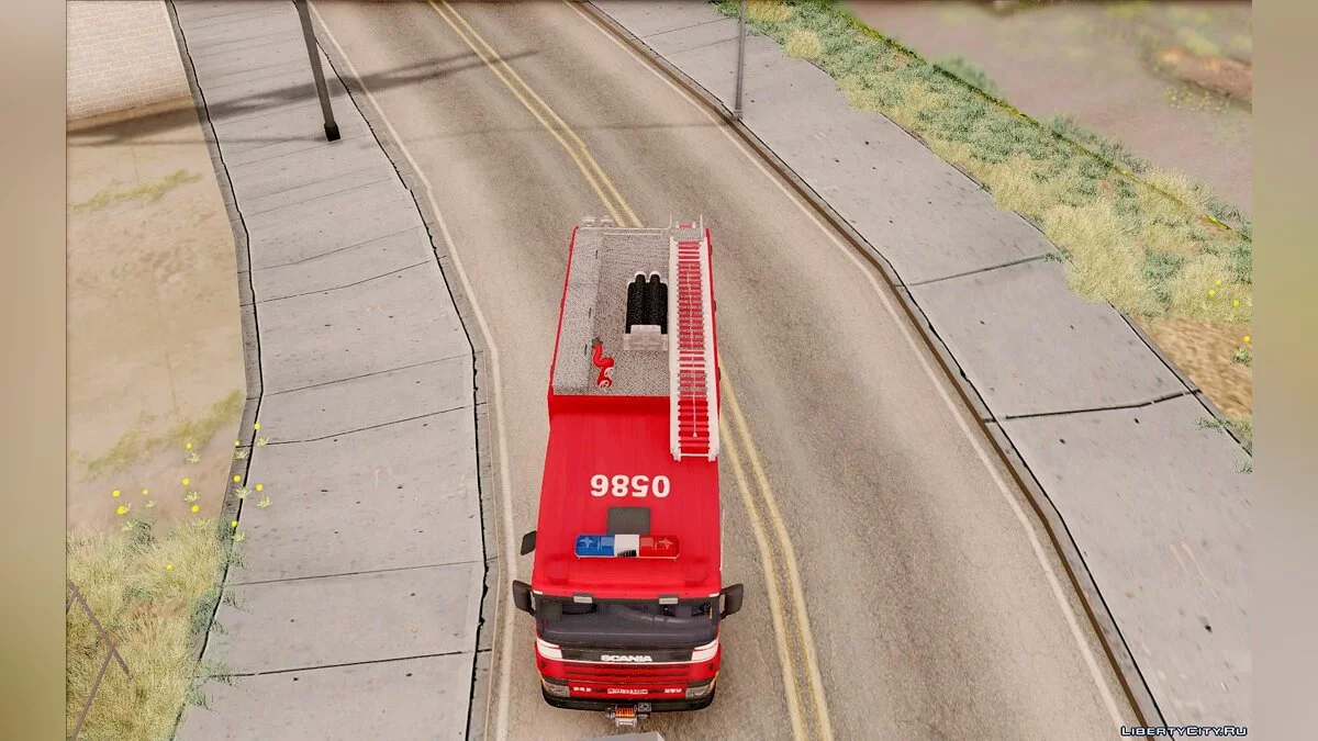 Scania 94D-260 Corpo Bombeiros SP / GTA San Andreas