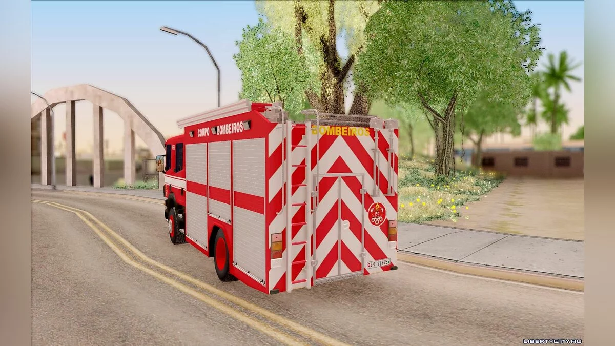 Scania 94D-260 Corpo Bombeiros SP / GTA San Andreas