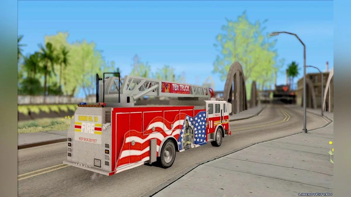Seagrave FDNY Escada 10 / GTA San Andreas
