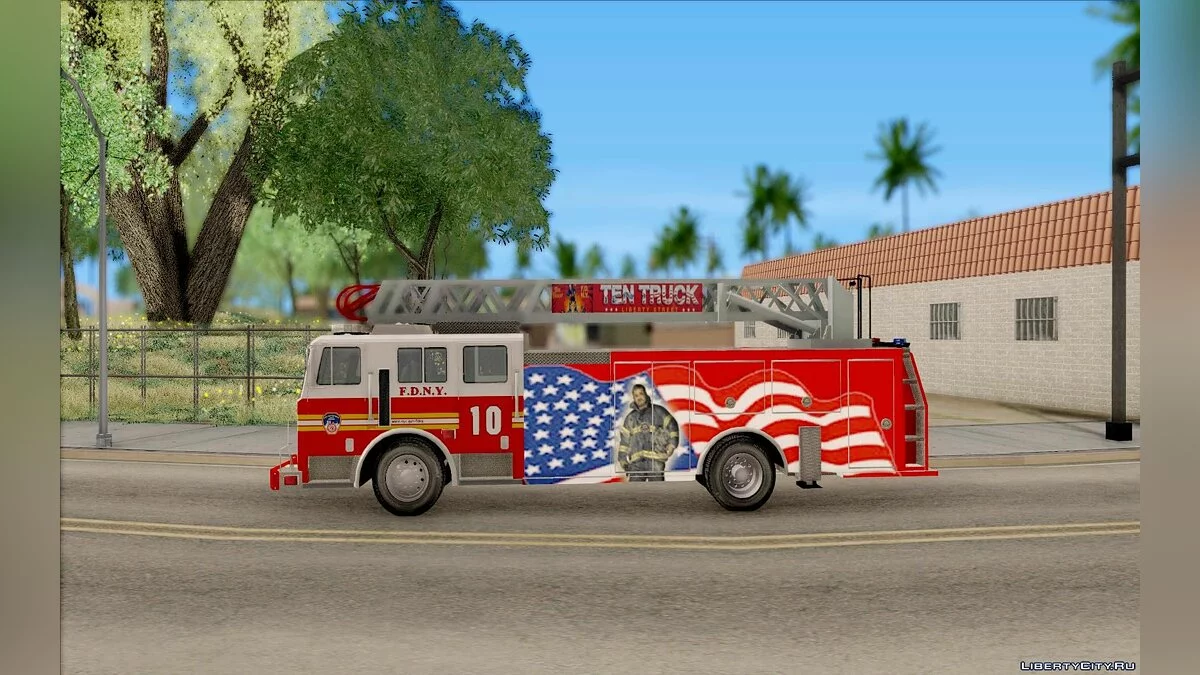 Seagrave FDNY Escada 10 / GTA San Andreas