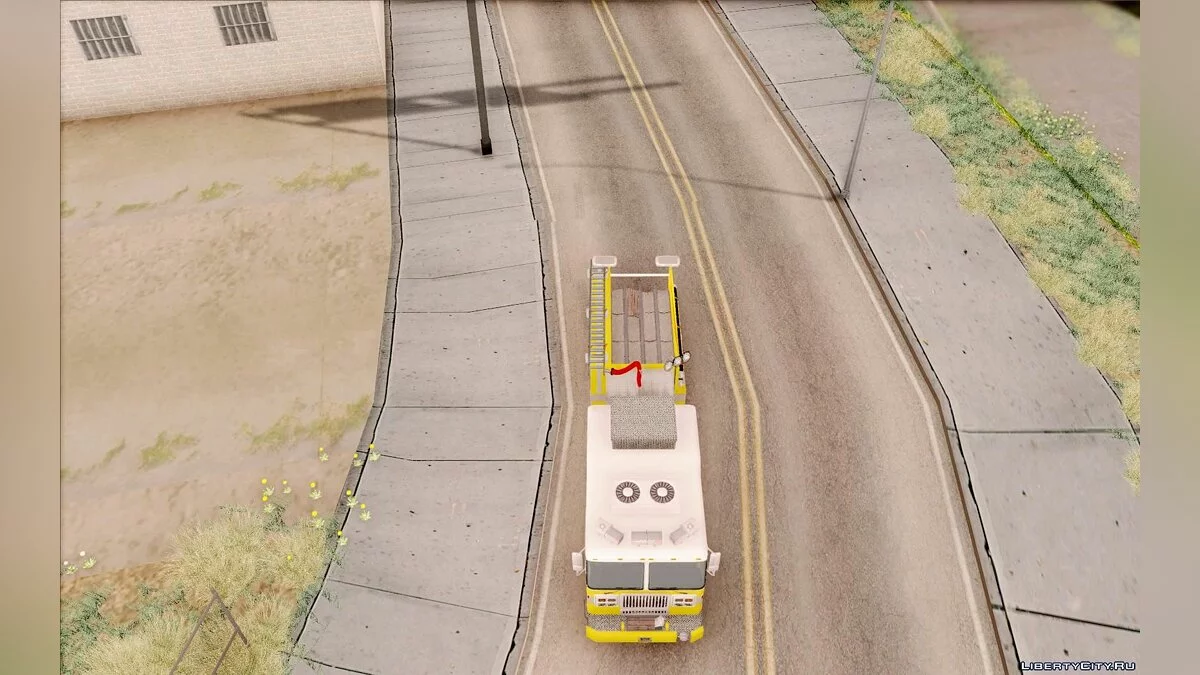 Seagrave Marauder II BCFD Moteur 44 Jaune / GTA San Andreas