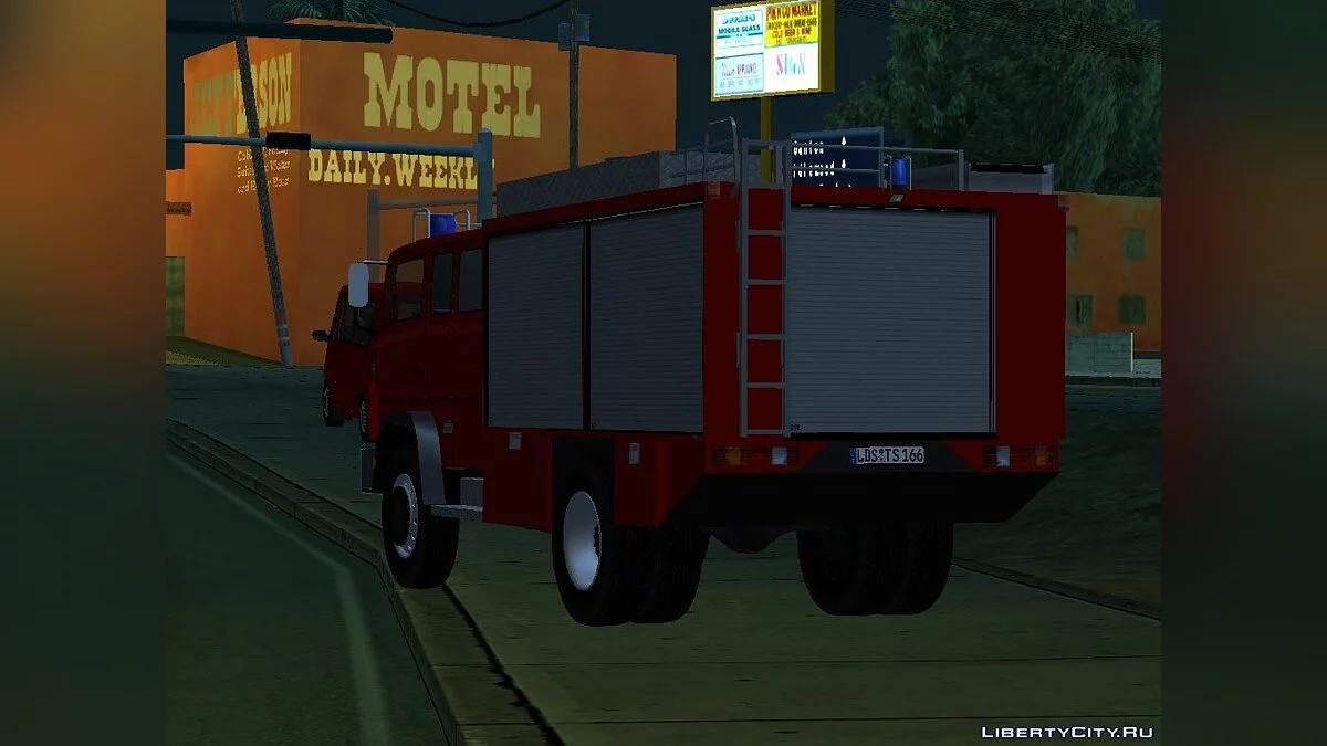 Mercedes Benz LF 16/12 Пожежна / GTA San Andreas