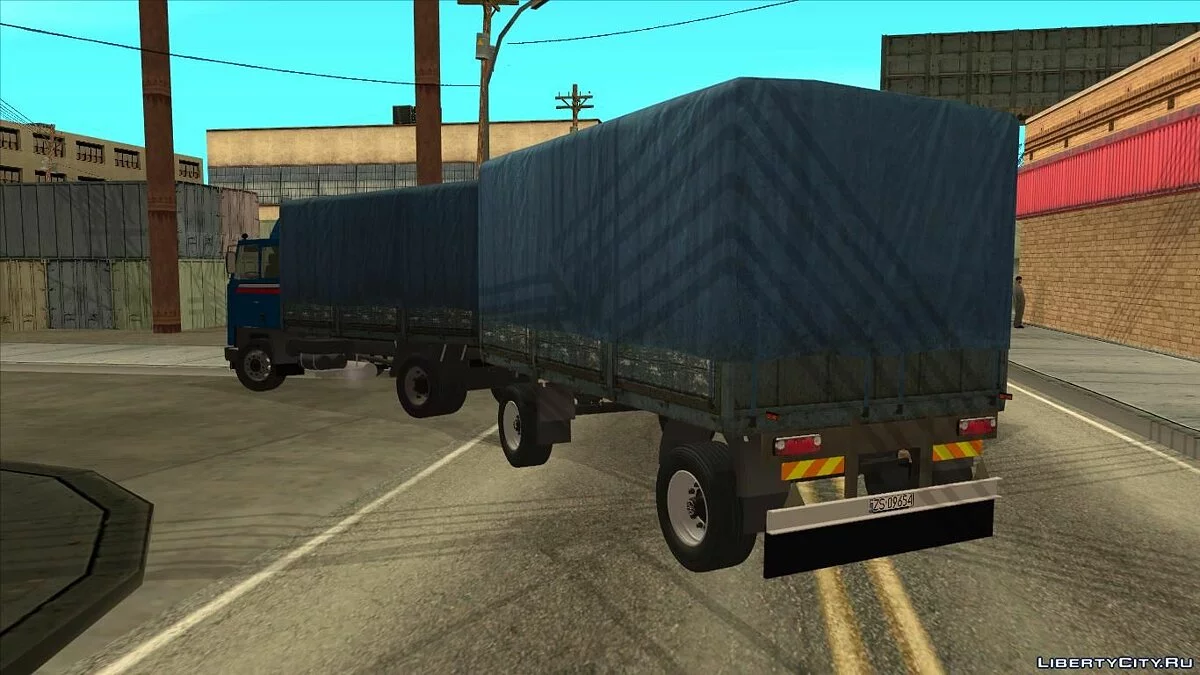 Jelcz 415 with Autosan Trailer / GTA San Andreas
