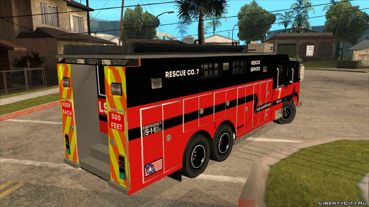 GTA San Andreas online Rp Fire Truck