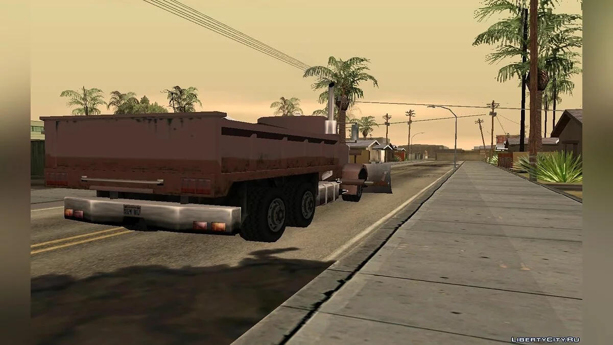 Snow Removal Flatbed / GTA San Andreas
