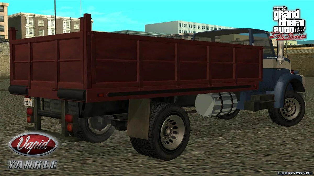 GTA IV Vapid Yankee (бортовий) / GTA San Andreas