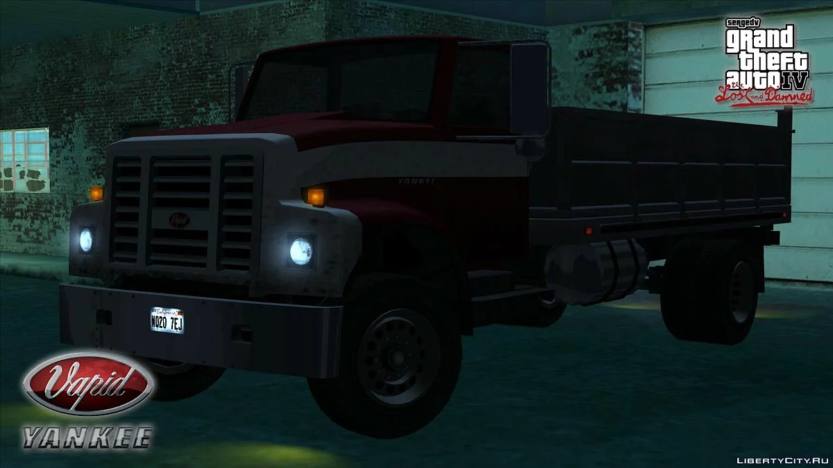 GTA IV Vapid Yankee (бортовий) / GTA San Andreas