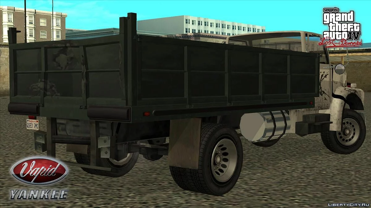 GTA IV Vapid Yankee (бортовий) / GTA San Andreas