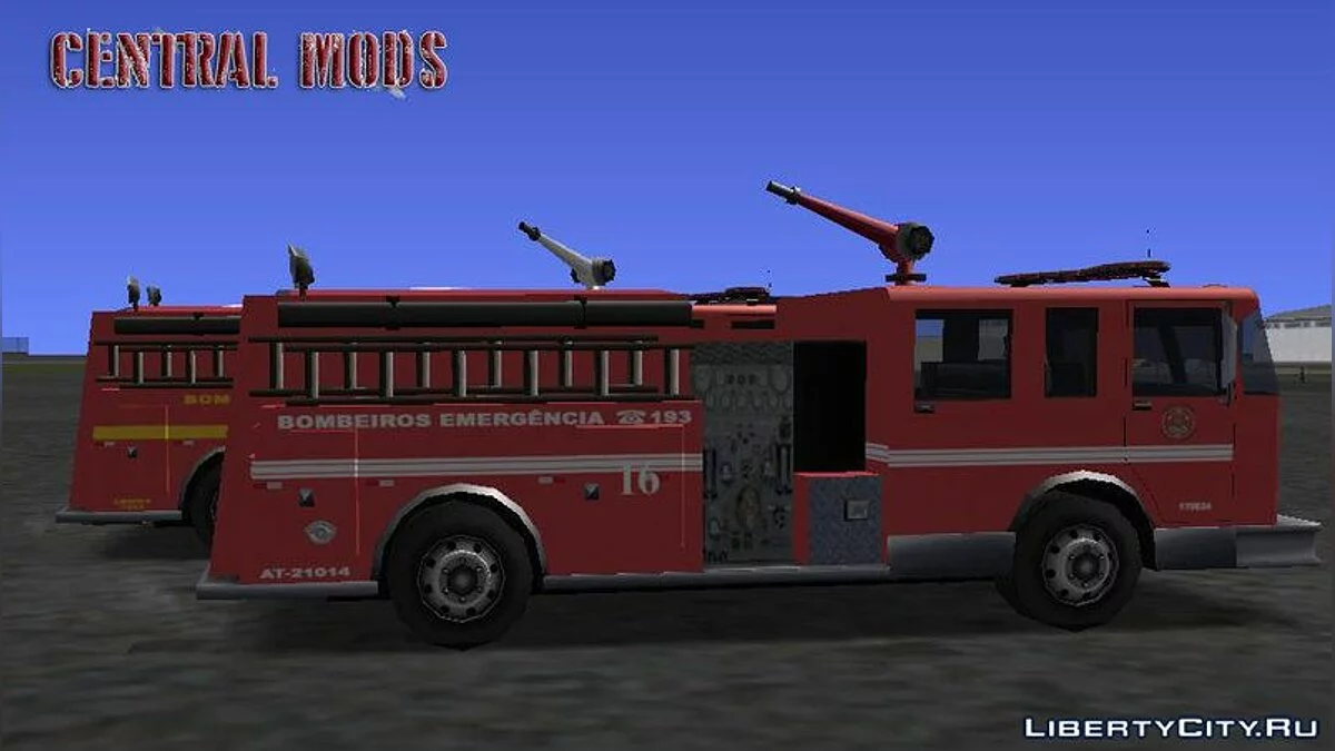 Firetruk - Firefighters SP / MG / GTA San Andreas