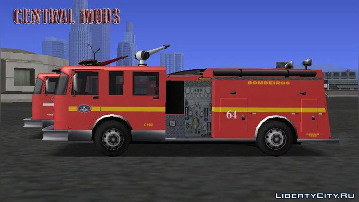 Firetruk - Firefighters SP / MG / GTA San Andreas
