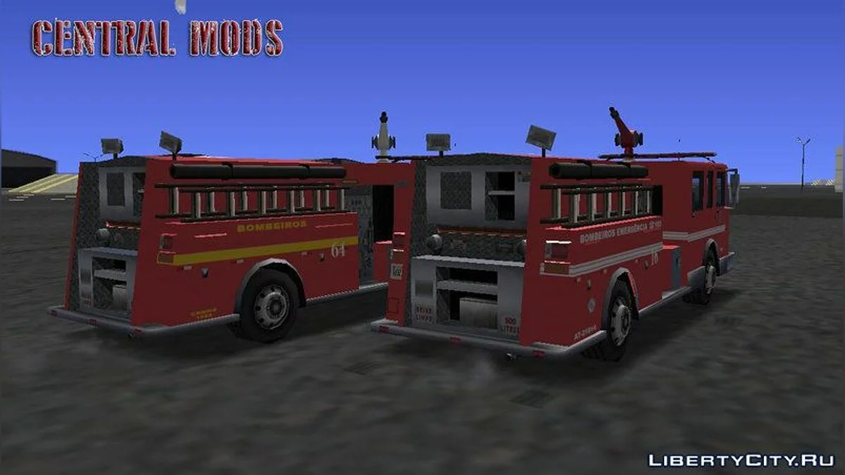 Firetruk - Firefighters SP / MG / GTA San Andreas