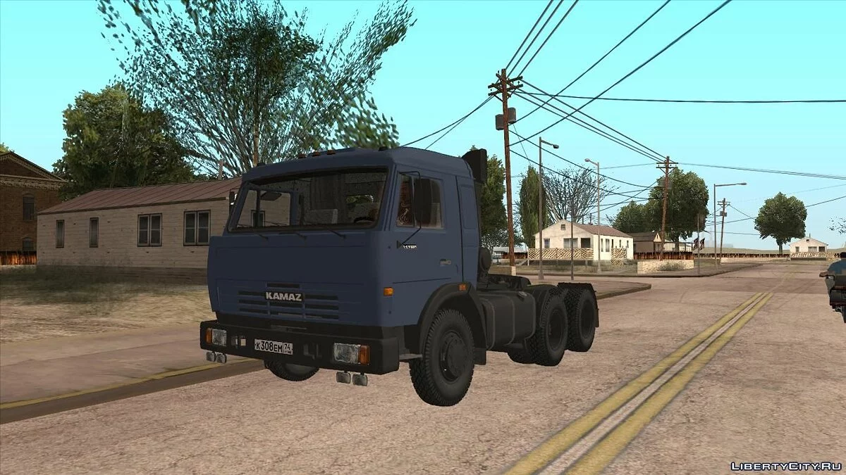 KAMAZ-54115 + Trailer / GTA San Andreas