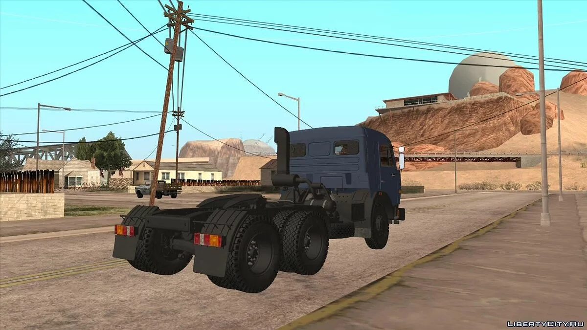 KAMAZ-54115 + Trailer / GTA San Andreas