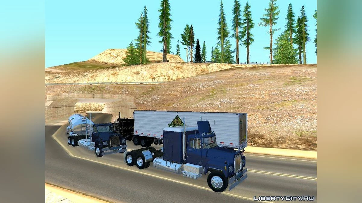 Трактор Mack R-Model 1985 року / GTA San Andreas