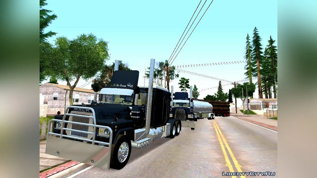 Трактор Mack R-Model 1985 року / GTA San Andreas