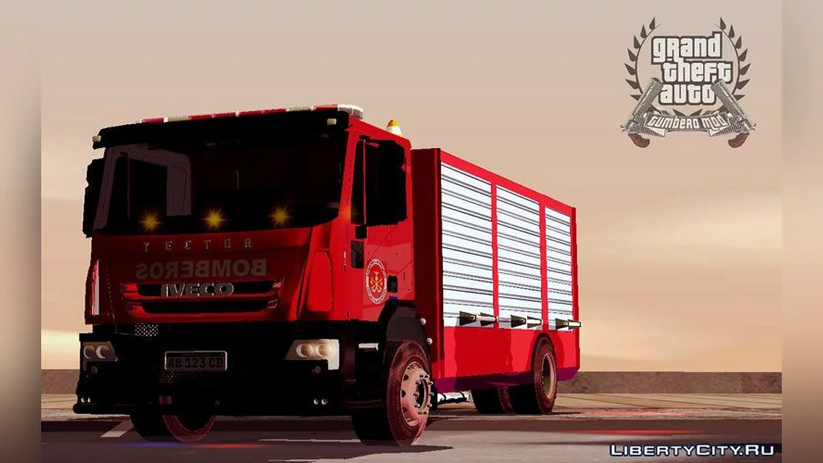 Camión IVECO Bomberos - Argentina / GTA San Andreas