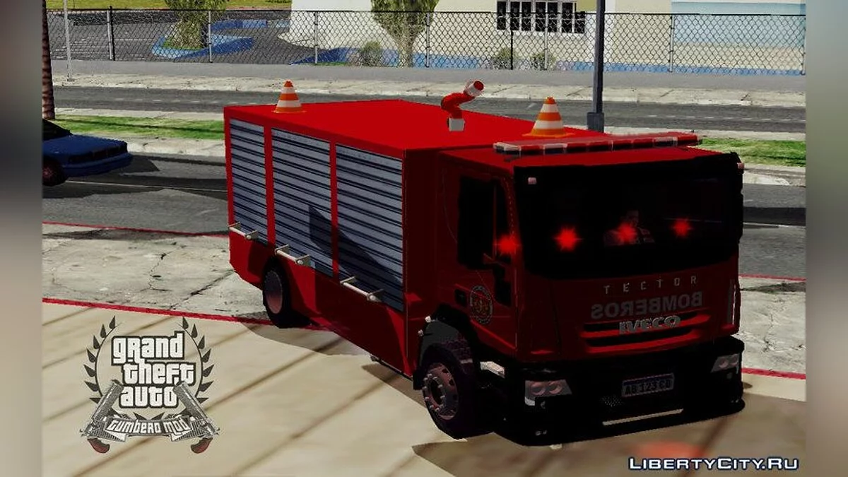 Camión IVECO Bomberos - Argentina / GTA San Andreas