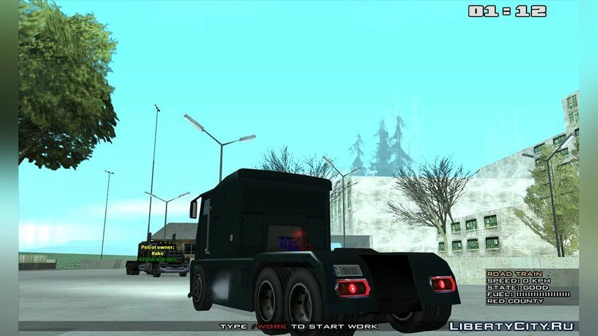 Caminhão Estrada EU / GTA San Andreas