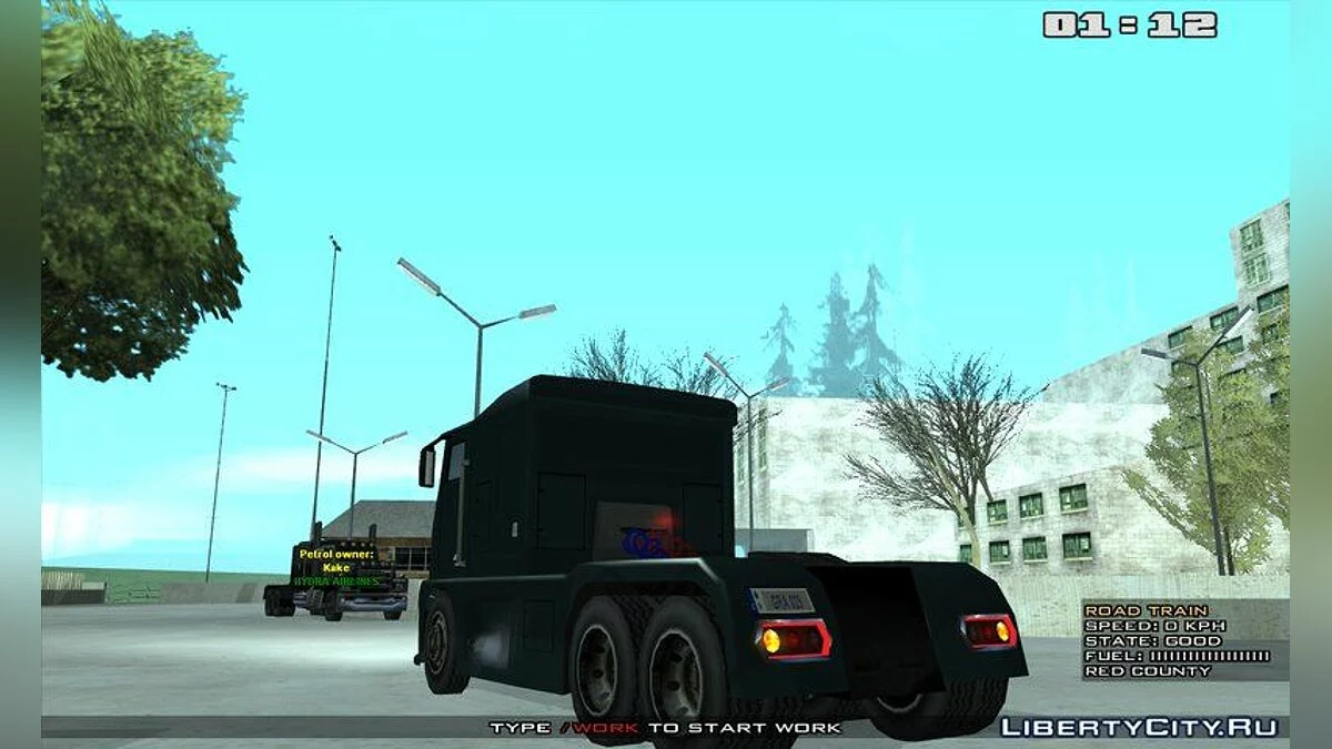 Caminhão Estrada EU / GTA San Andreas