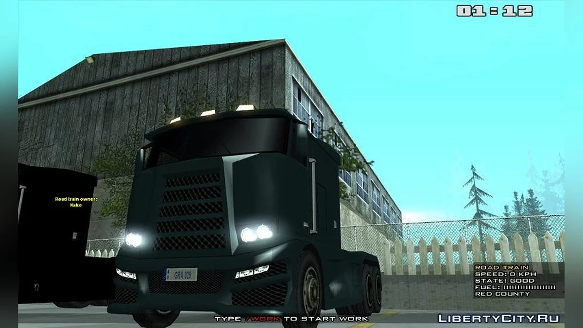 Caminhão Estrada EU / GTA San Andreas