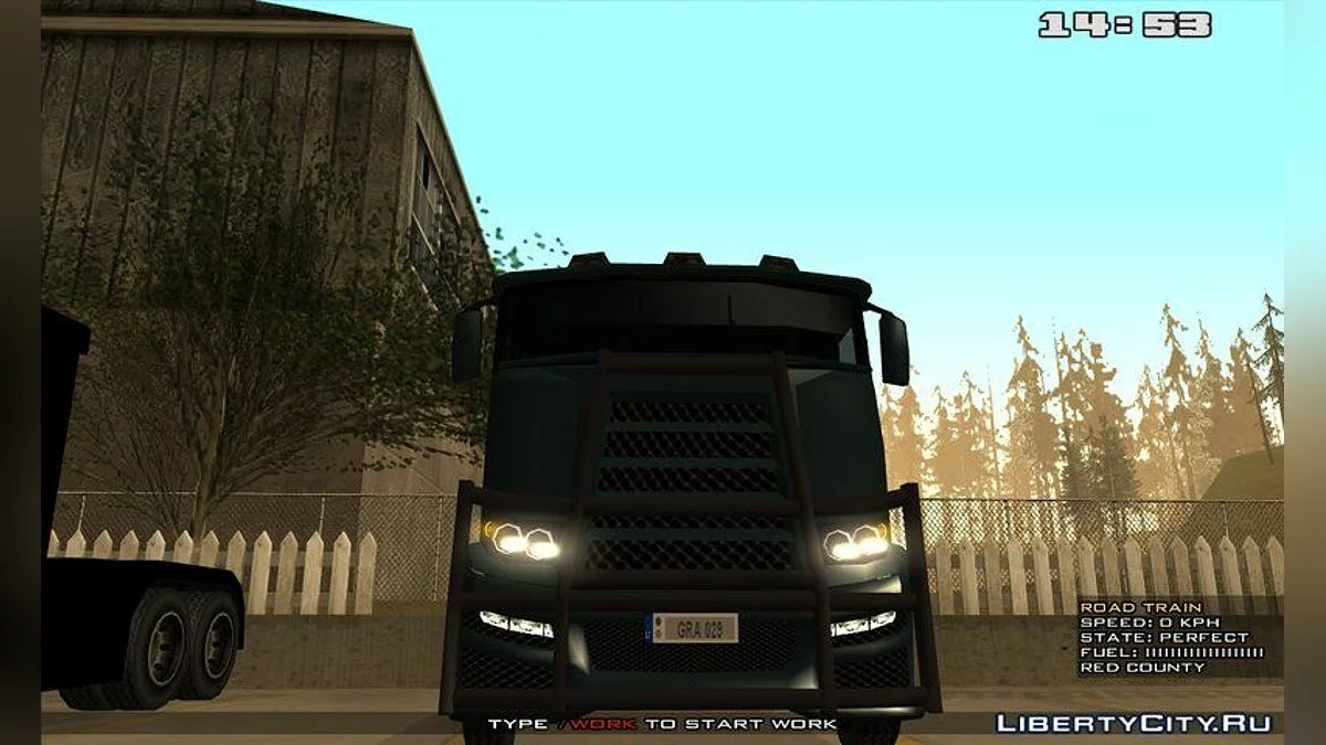 Caminhão Estrada EU / GTA San Andreas