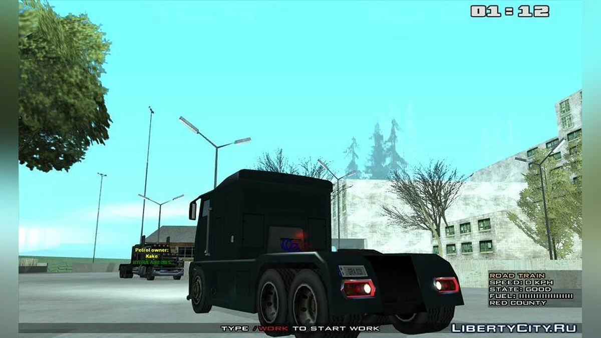 Caminhão Estrada EU / GTA San Andreas