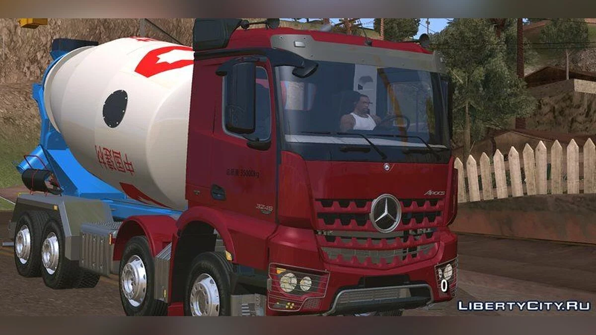 Mercedes-Benz Arocs 3240 B E6 8x4 / GTA San Andreas