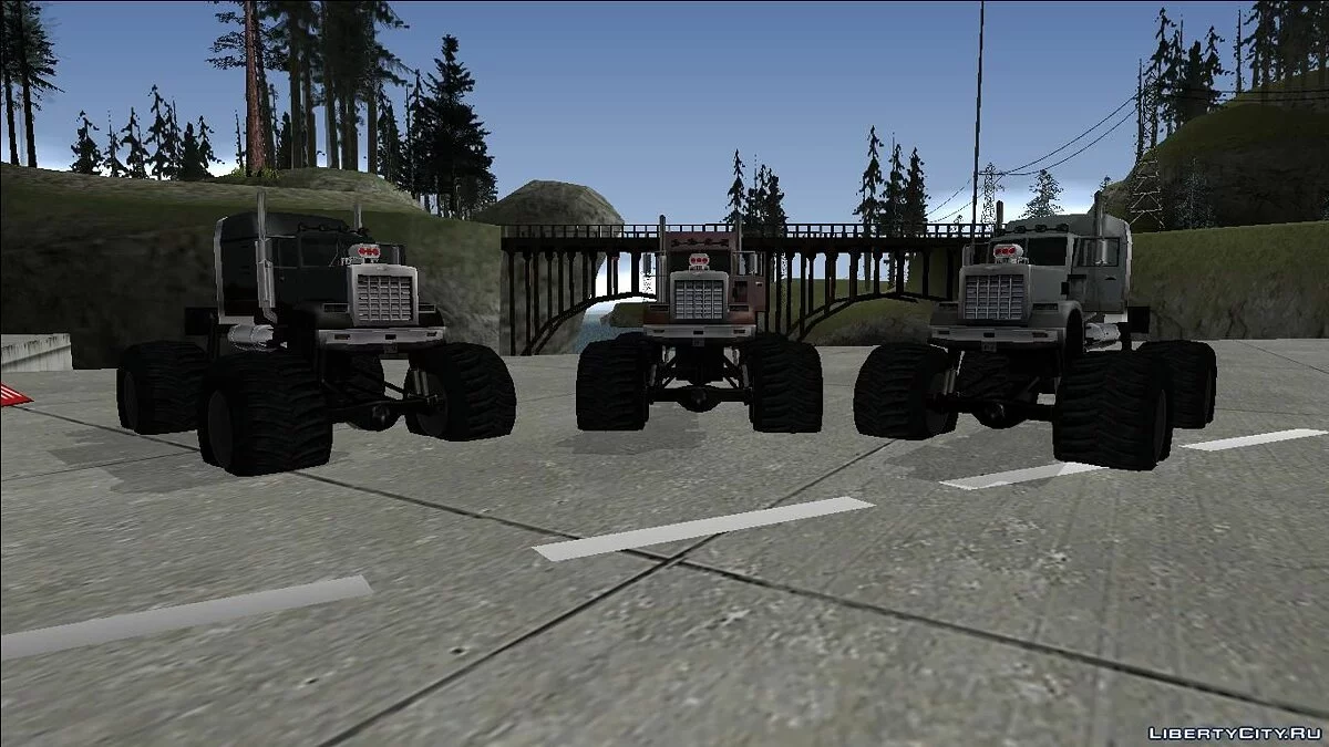 Monster Truck Linerunner / GTA San Andreas