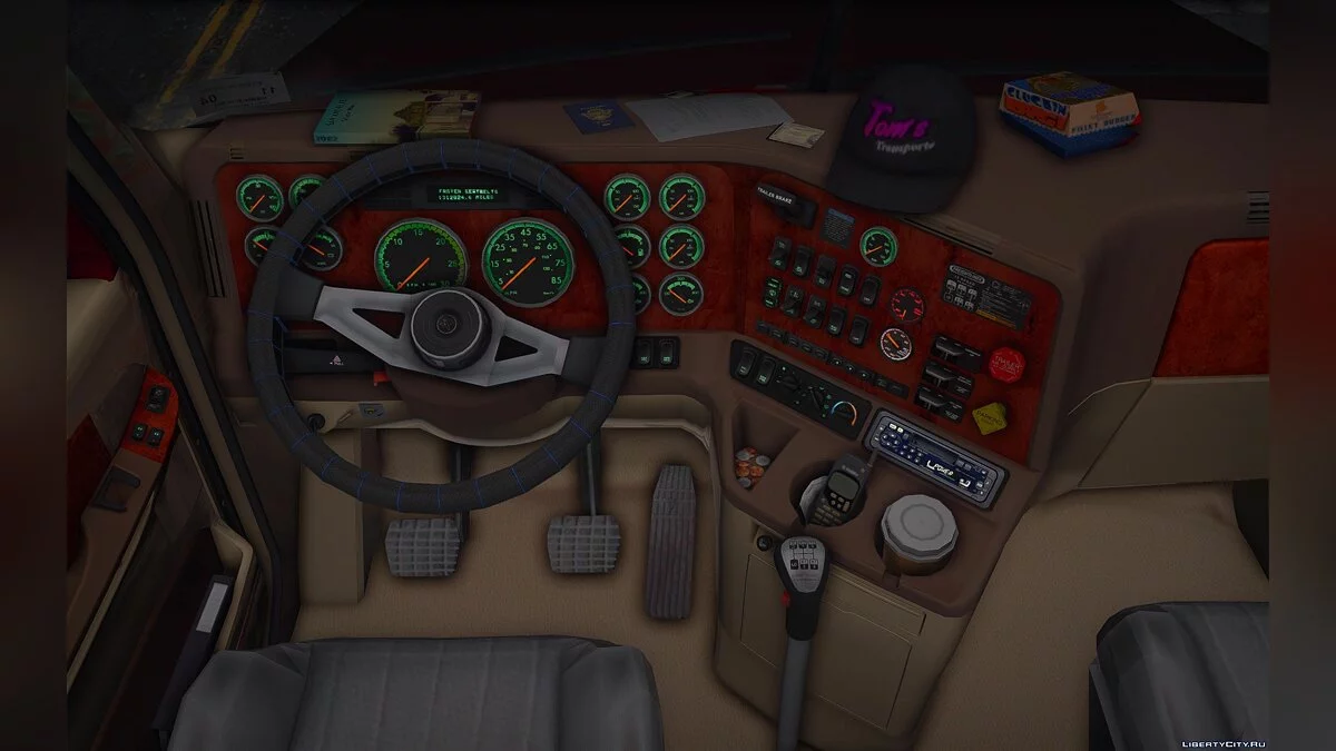 Freightliner Coronado 70" Atap Tinggi SleeperCab 2003-2005 / GTA San Andreas