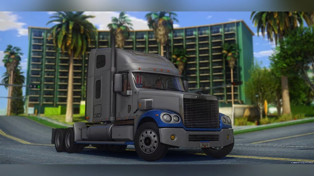 Freightliner Coronado 70" Atap Tinggi SleeperCab 2003-2005 / GTA San Andreas