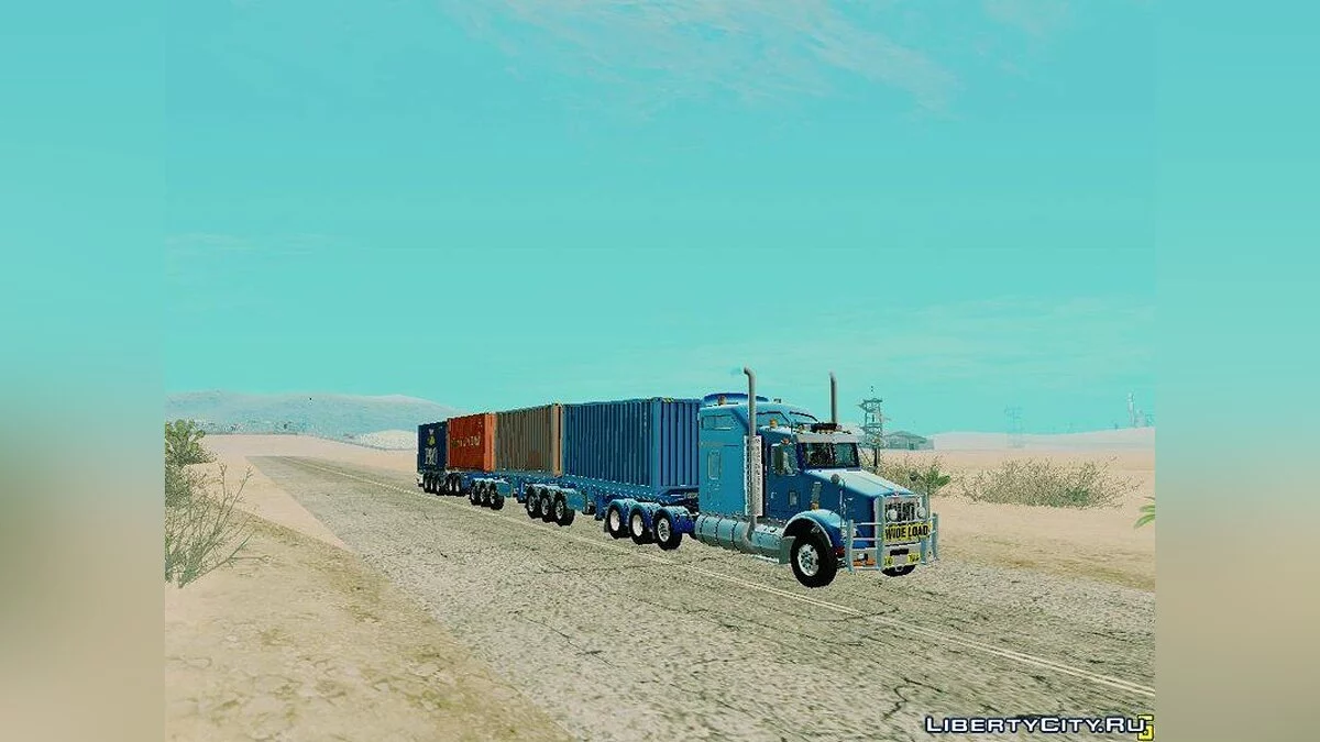 Kenworth T800 Дорожній Поїзд / GTA San Andreas