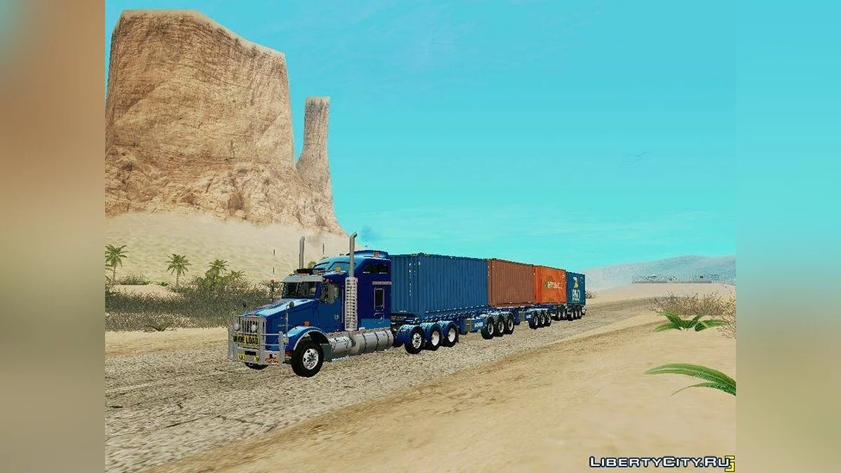 Kenworth T800 Дорожній Поїзд / GTA San Andreas