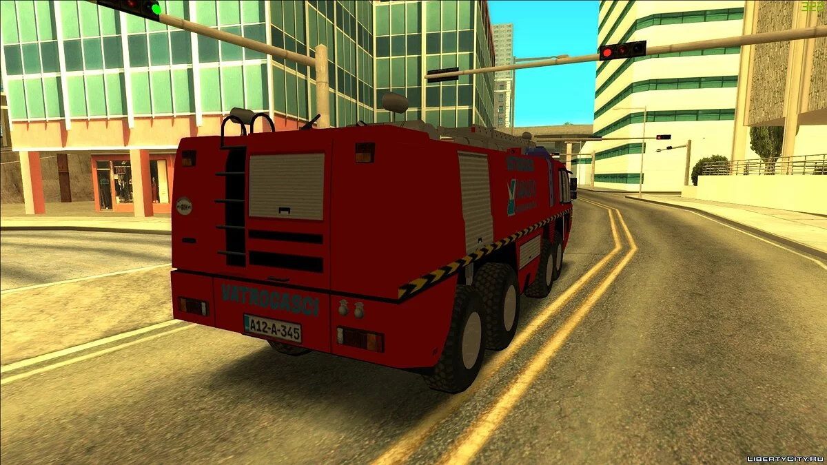 Feuerwehrleute Internationaler Flughafen Sarajevo / GTA San Andreas
