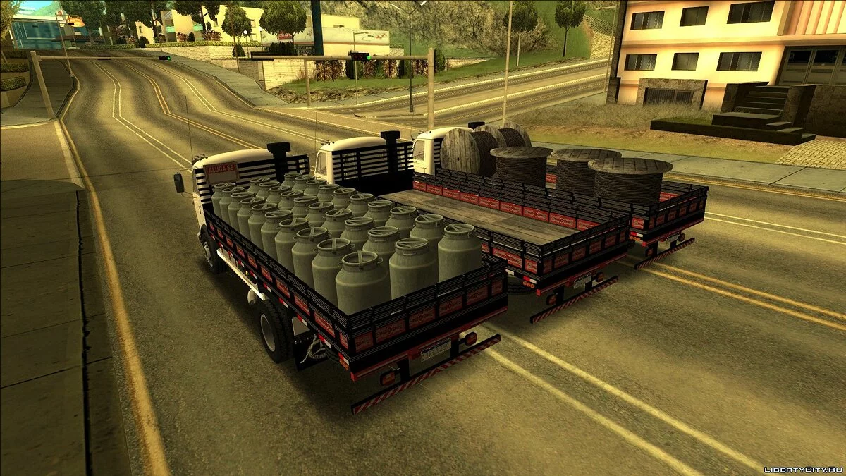 Truck Mercedes-Benz LP 321 1959 — VEHFUNCS, IMVEHFT і STEERING / GTA San Andreas