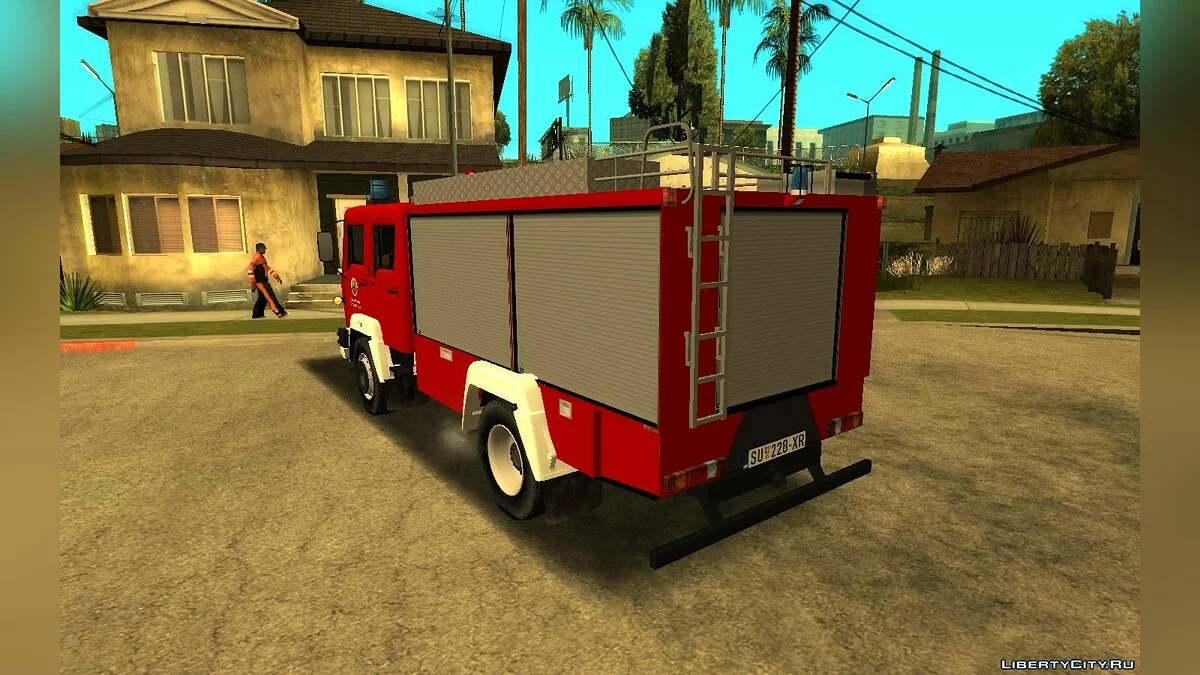 TAM 190 T15 [Подвійна кабіна] Пожежники / GTA San Andreas