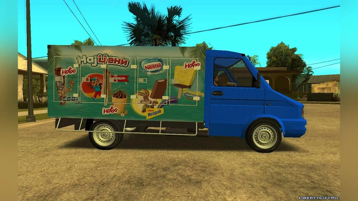 Zastava Rival Ice Cream Truck / GTA San Andreas
