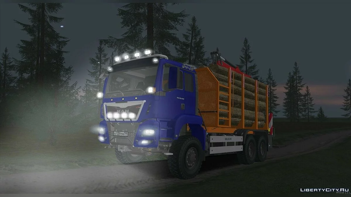 MAN TGS 480 Timber Truck / GTA San Andreas
