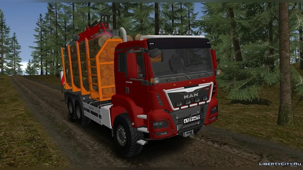 MAN TGS 480 Timber Truck / GTA San Andreas