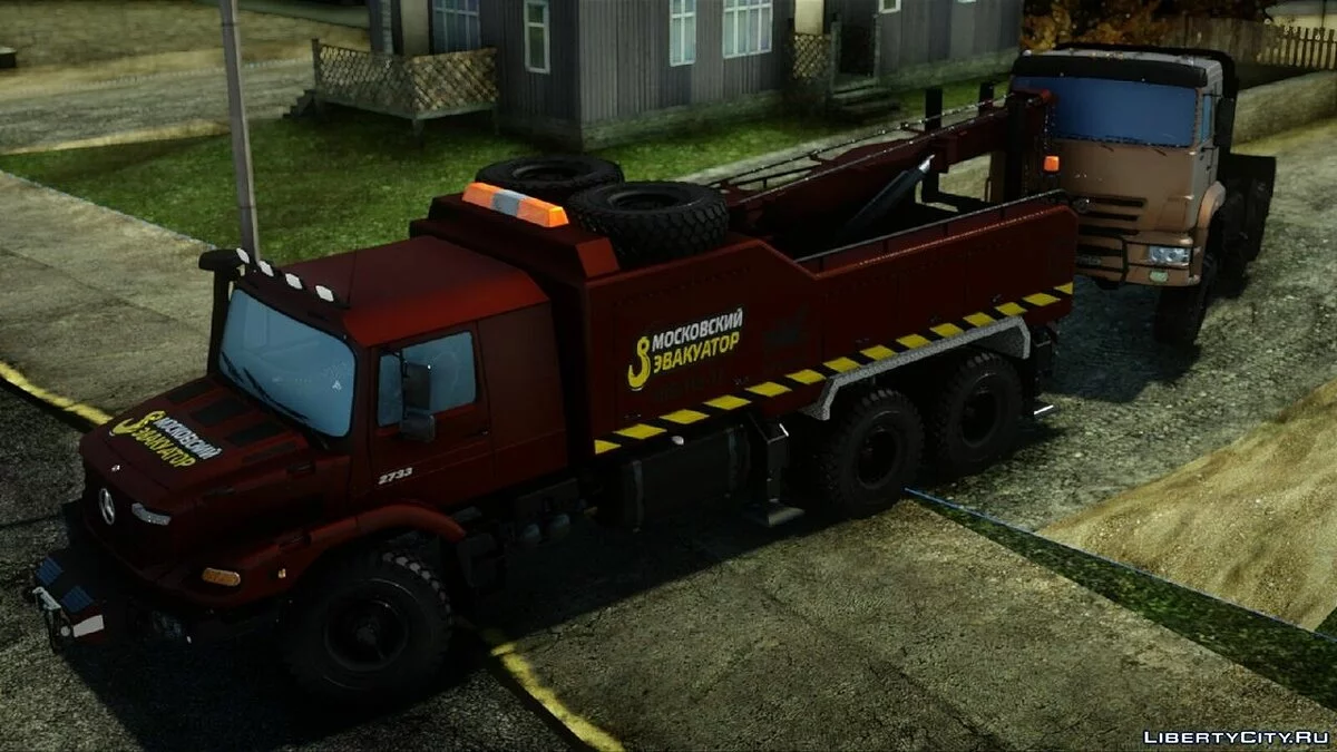 Mercedes-Benz Zetros 2733 Moscow Tow Truck / GTA San Andreas