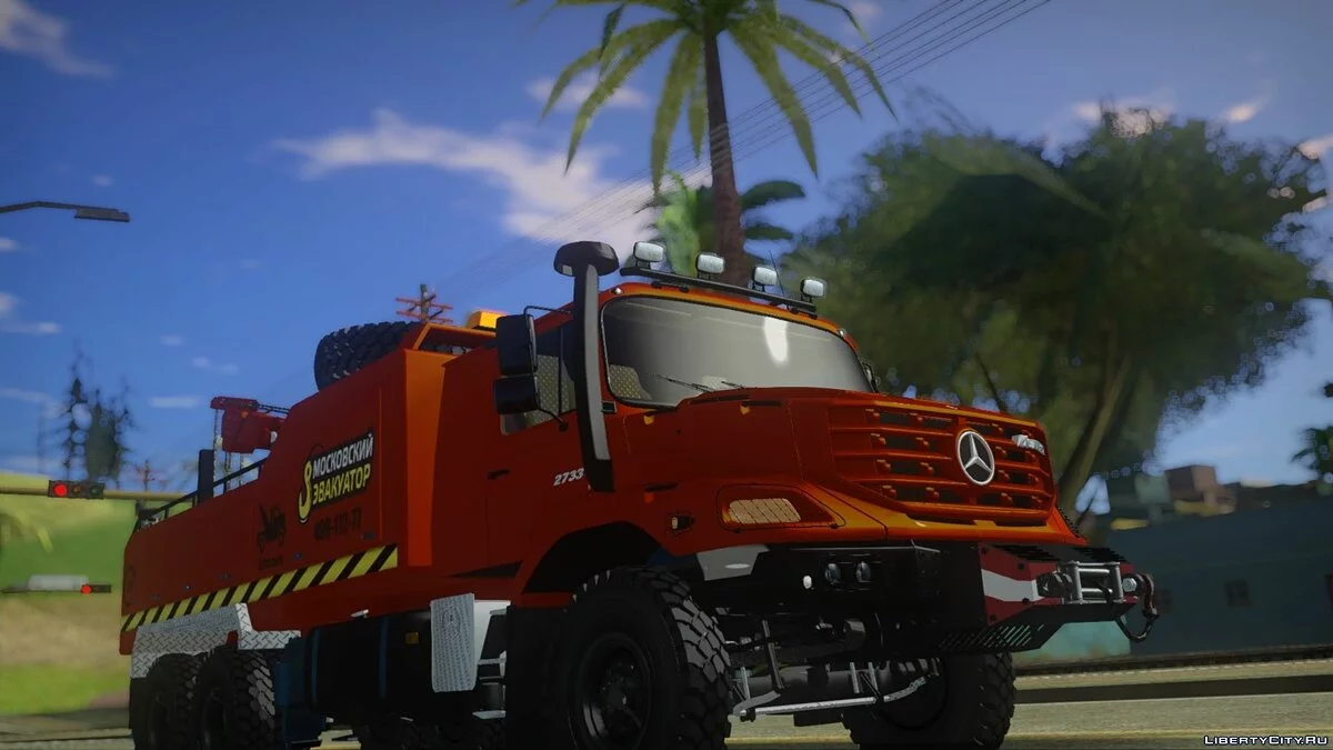 Mercedes-Benz Zetros 2733 Moscow Tow Truck / GTA San Andreas