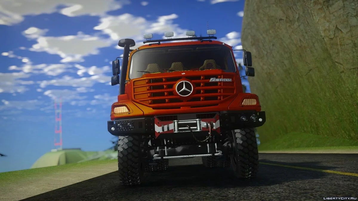 Mercedes-Benz Zetros 2733 Moscow Tow Truck / GTA San Andreas