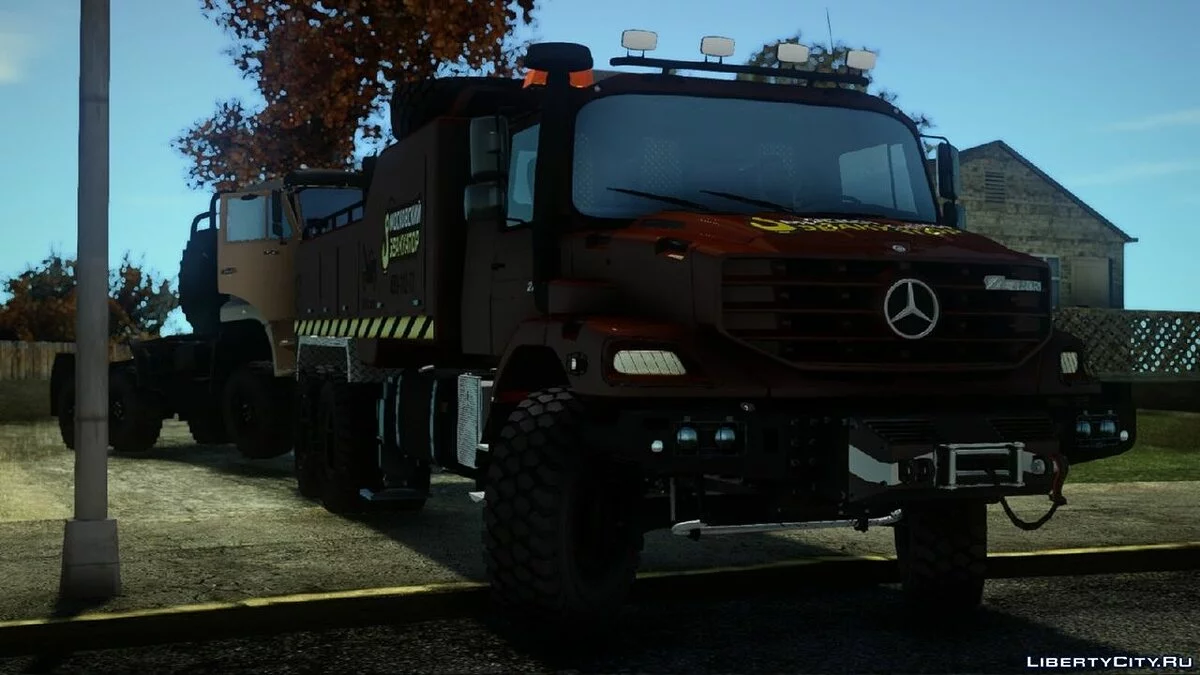 Mercedes-Benz Zetros 2733 Moscow Tow Truck / GTA San Andreas
