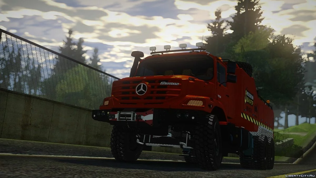 Mercedes-Benz Zetros 2733 Moscow Tow Truck / GTA San Andreas