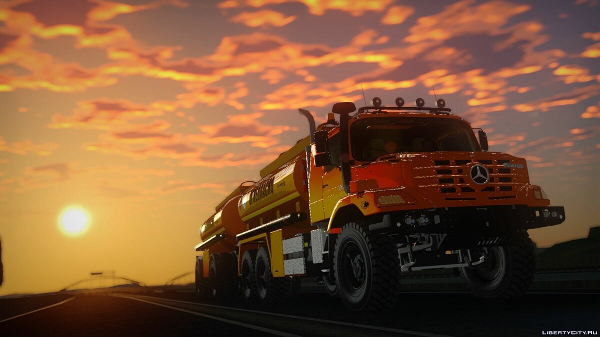 Mercedes Zetros Fire Truck