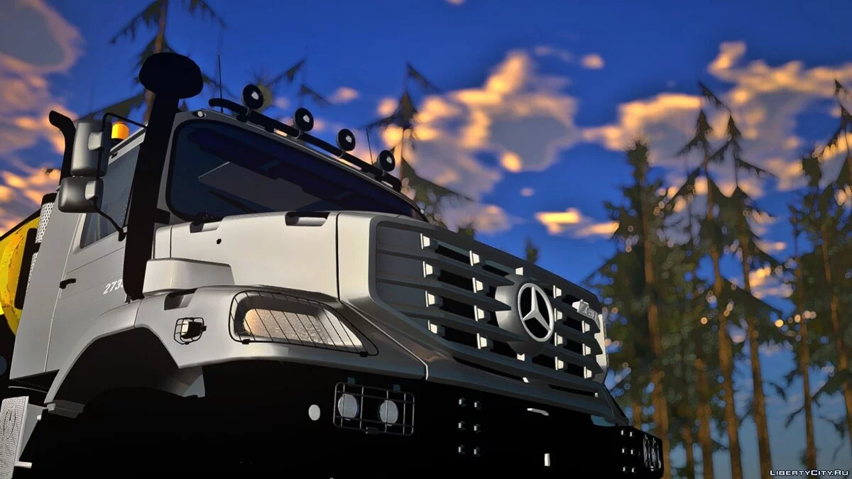 Mercedes-Benz Zetros 2733 Fuel Tanker with Trailer / GTA San Andreas